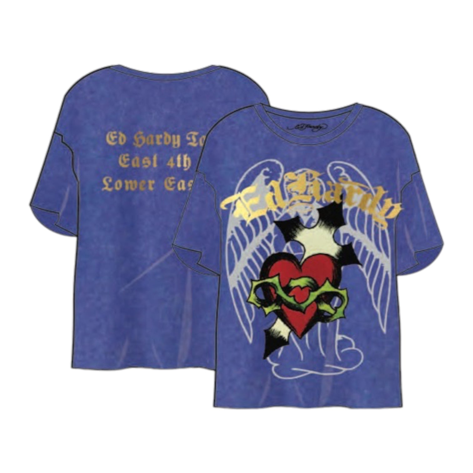 ED HARDY: Sacred Heart SS Tee 24A
